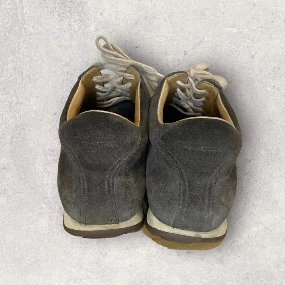 Santoni Club Suede Sneakers